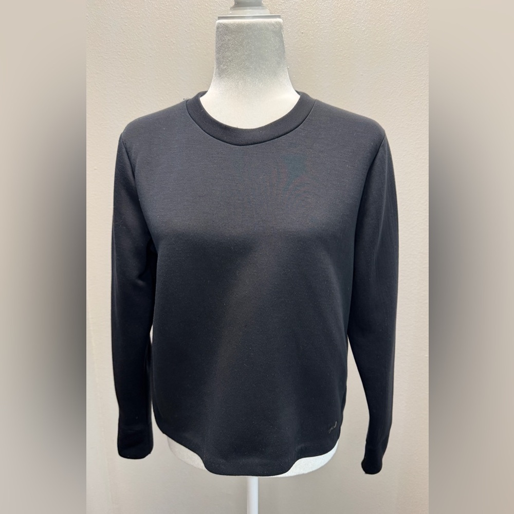Pre-owned Under Armour Black Zip-Back Sweatshirt Mesh Detail Size M